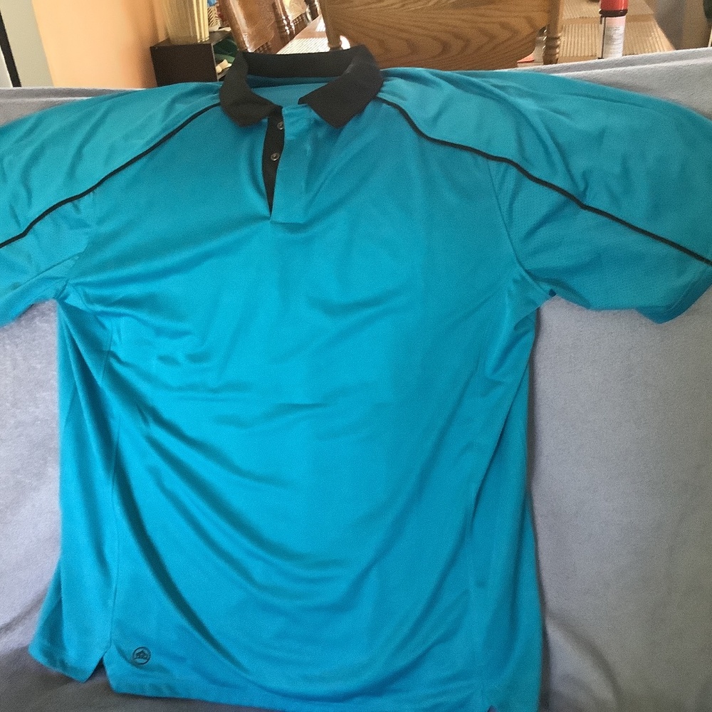 Stormtech H2X DRY, XL, blue with black collar and pinstripes